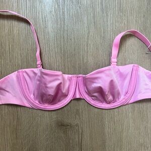 CUUP Balconette satin bra in rose shine, 30B, NWT
